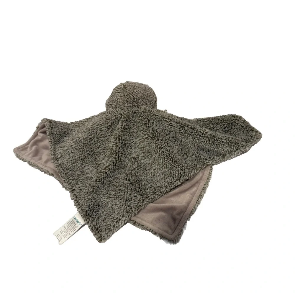Carters Sloth Baby Boy Brown Lovey Plush Security Blanket Animal Sleep Companion